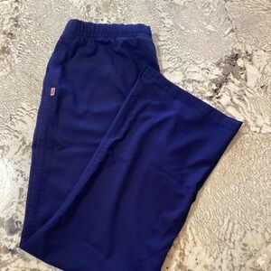 Urbane Scrub Pants Women's Size Medium Solid Blue